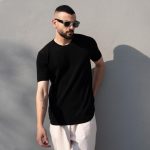 تیشرت بافت یقه گرد