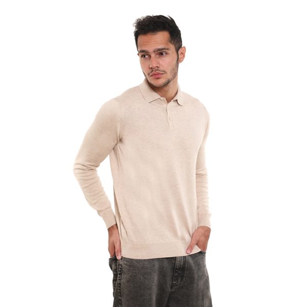 پلیور یقه سه دکمه مردانه