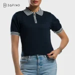 بلوز نیم‌آستین یقه ملوانی lavin